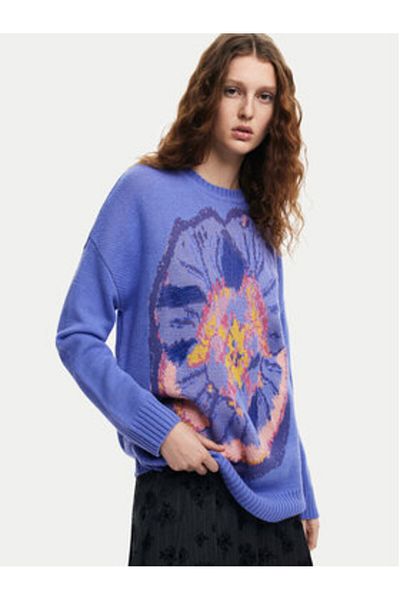 Desigual Pulover de damă 24WWJF52 violet