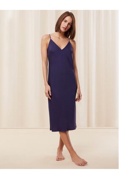 Triumph Cămașă de noapte pentru femei 10216557 SILKY SENSUALITY NDW X Bleumarin