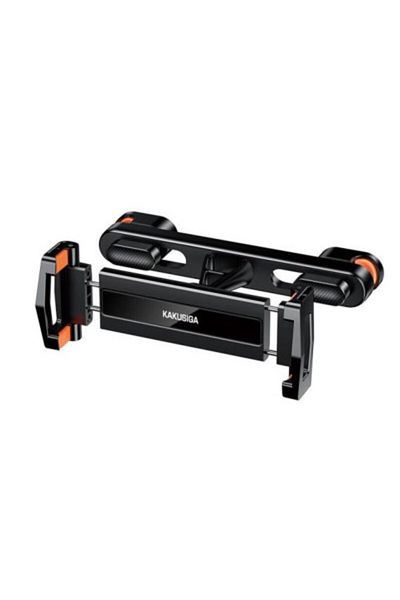 KAKUSİGA Suport Auto pentru telefon sau tableta, pridere pe tetiera, rotire 360, Kakusiga KSC-1537, Negru