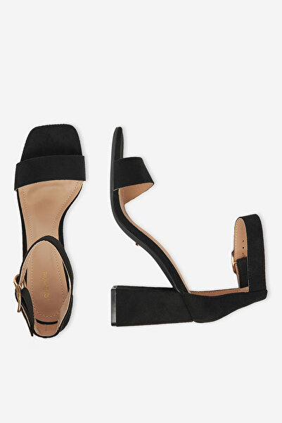 DeeZee Women's low heel sandals black 37