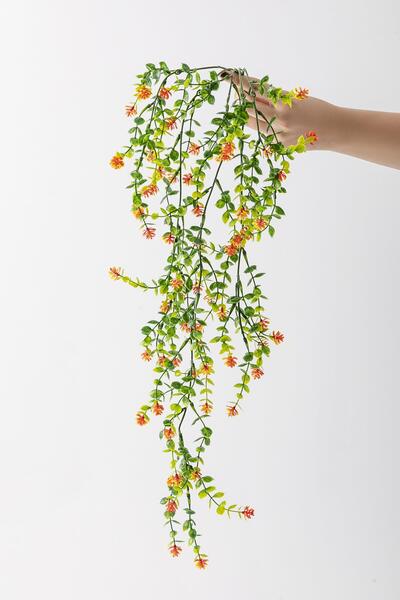 Güleç Yapay Çiçek Yapay Renkli Sarmaşık 75 Cm 5 Dal