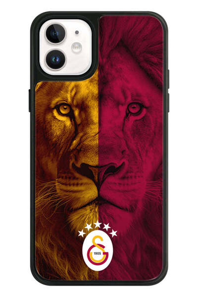 Galatasaray iPhone 11 Uyumlu Galatasaray 5 Yıldız Parçalı Aslan Lisanslı Tele...