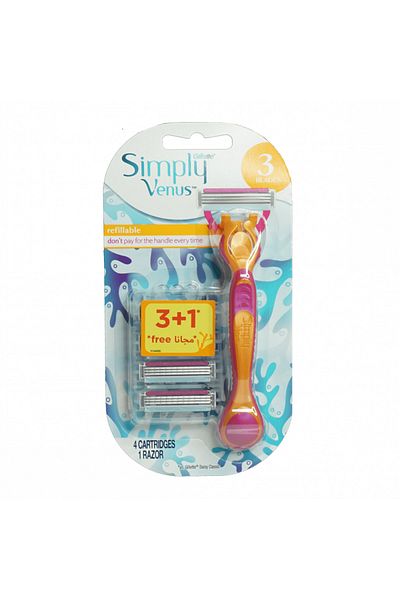 Gillette Gillette Simply Fusion 3+1 Women's Razor