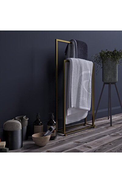 lyla concept Manolya Banyo Petek Altı Ikili Metal Havlu Kurutmalığı