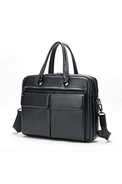 Busy Lady&Gentleman Dr. House laptop bag, genuine leather, briefcase, shoulder bag, premium, large document capacity