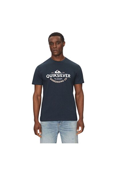 Quiksilver Typed Out Erkek Mavi Tişört ERKEK T-SHIRT EQYZT08064