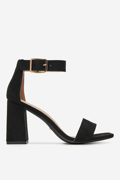 DeeZee Women's low heel sandals black 37