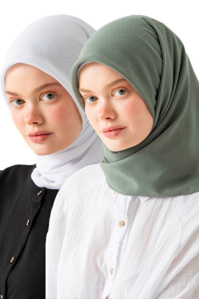 Wega Moda 2-х шарова бавовняна шарф, натуральний і стильний вигляд, жакардова бавовняна шарф, м'яка бавовняна шарф.