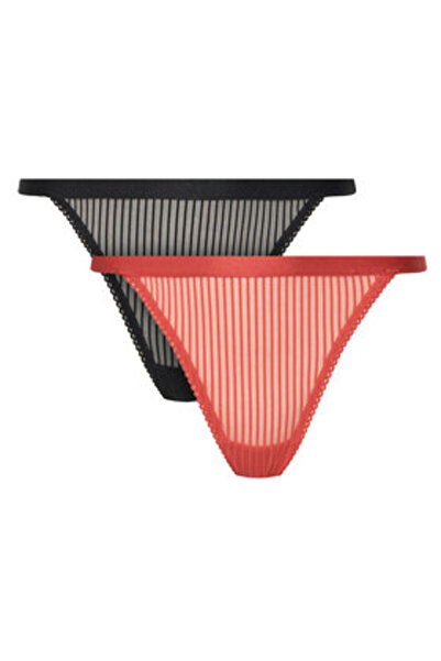 DORINA Women's Set of 2 pairs of thongs FXST0047LA077 Black, Red