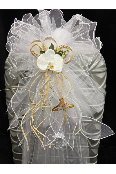 e-Turan AVM 1 Adet Gelin Nişan Bavulu Süsleme Çiçeği Valiz Süsü & Bohça Süsü