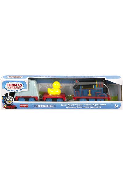 fısher Thomas & Friends - Secret Agent Motorized Locomotive with 2 Wagons
