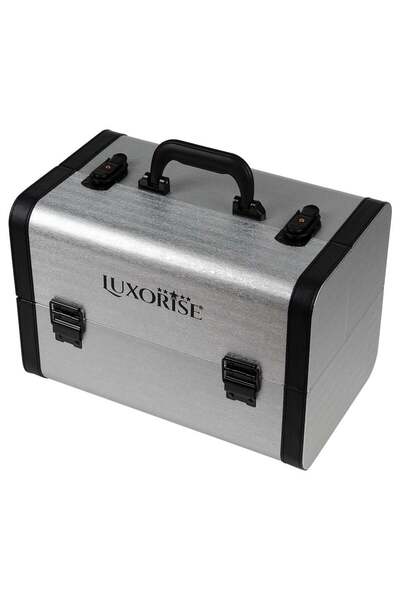 LUXORISE Beautify Silver Cosmetic Bag -