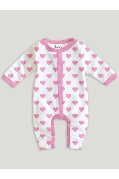 luay 100% Cotton Full Sleeves Printed Baby Romper,Bodysuit for Baby Girls & Baby Boy 12-18 M (PO4)