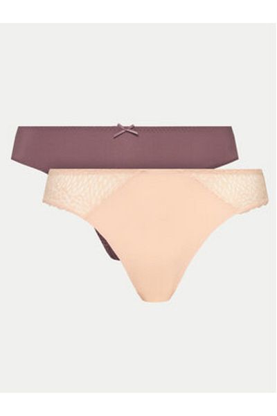 DORINA Women's Set of 2 pairs of classic briefs FXBF0053LA130 Colorful