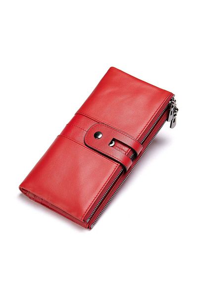 Busy Lady&Gentleman Gaya women's wallet, genuine leather, RFID card protection, smartphone compartment