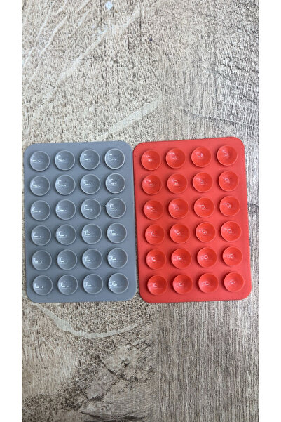 Genel Markalar Silikon vantuzlu telefon tutacağı 24 vantuzlu 2 renk telefon y...