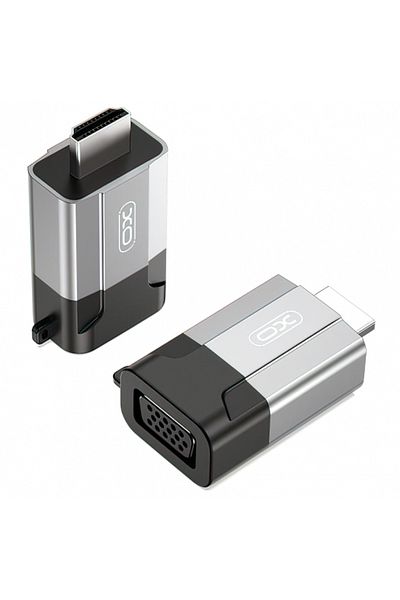 Xo XO Design GB014 Video Adapter, HDMI to VGA, Grey