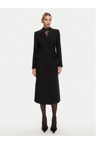 Dolce&Gabbana Dolce & Gabbana Palton de lână pentru femei F0W1WT FU2TS Negru