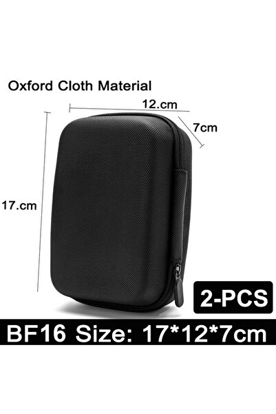 Choice حقيبة تخزين بيانات سماعات الأذن BF16-2PCS، أكياس تنظيم الكابلات البيضا...