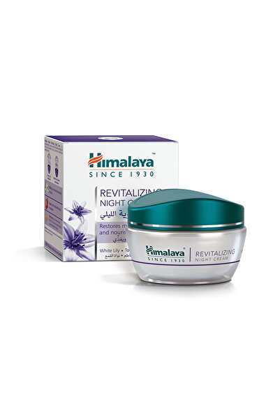 Himalaya Night Cream Revitalizing 50 g Reduces Fine Lines & Firms Skin for a Youthful, Smooth,