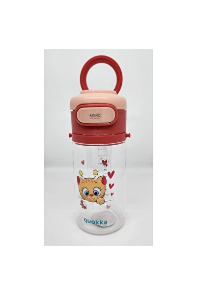 Taros Quokka 450ml Hanging Flask with Red Straw