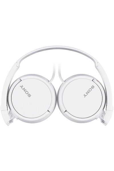 Sony سماعات رأس ستيريو Mdr-zx110a فوق الأذن (أبيض)، بدون ميكروفون
