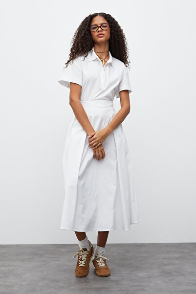 urban focus Pleated Midi Skirt