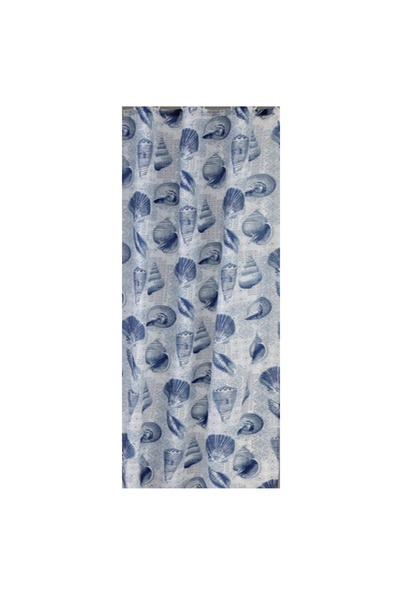 Italbox Perdea de duș din poliester, 180x200 cm, cu imprimeu cu scoici