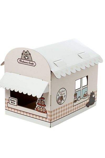 Pusheen Căsuță / Loc de joacă pentru pisici, Carton, Machetă de cafenea, Pisica, Odihnă și relaxare