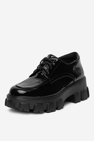 DeeZee Women's Low Shoes Black Thick Sole 38