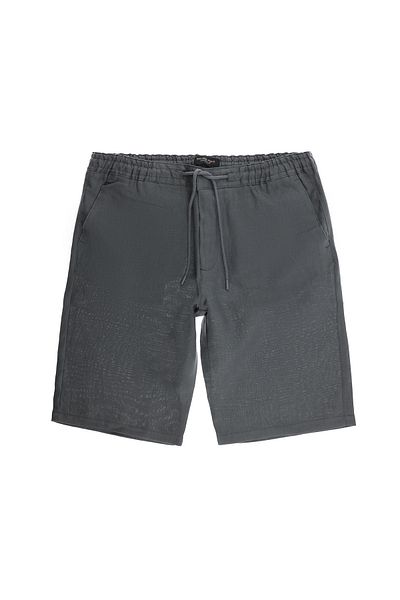 Kiğılı Linen Bermuda Shorts with Elastic Waist