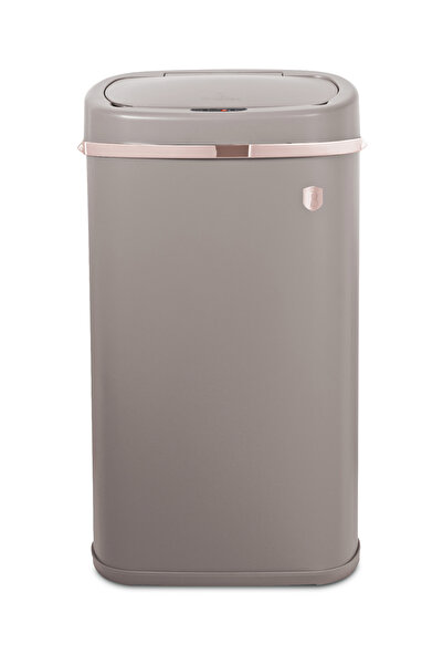 Berlinger Sensor-opening Waste Bin Touchless Trash Can 58 L Taupe Collection