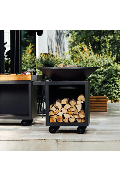 Ofyr Seramik Siyah Çelik Kaplama Pişirme Ünitesi OCSB-100-PRO