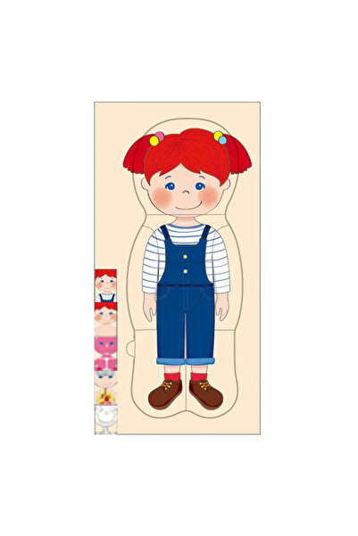 sallma Puzzle educațional multistrat - Anatomia umană (Fată)