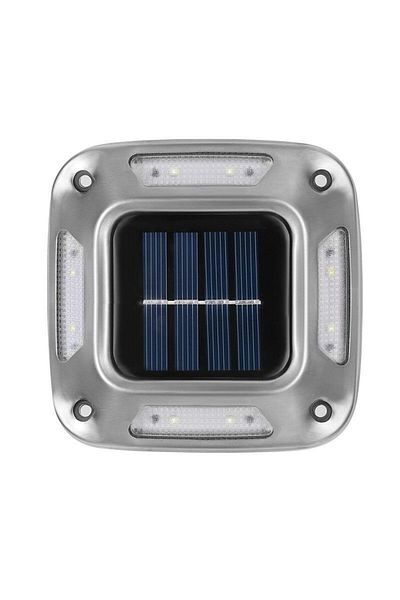 eyemazing Led Solar Garden Lamp, 8 Leds, Wall/ground Mount, Emazing, Ip65, 9x9cm, Abs Pc, 1.2v, Multicolor