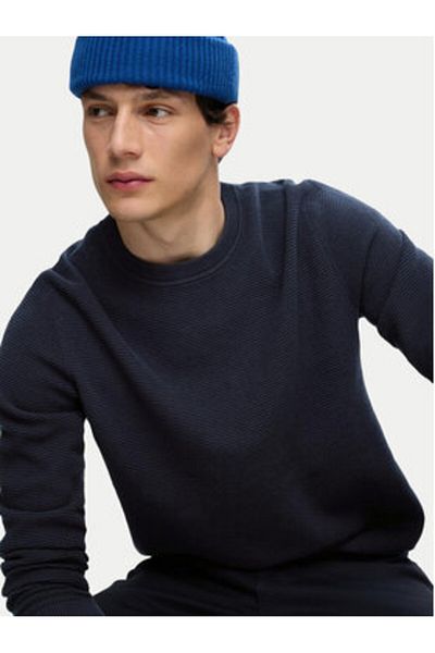 Selected Homme Pulover bărbătesc selected homme 16094385 Albastru marin