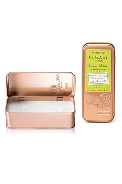 PADDYWAX Library Metal Kutu Mum Oscar Wilde