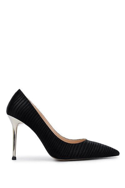 Tamer Tanca Women's Vegan Black Heeled Shoes