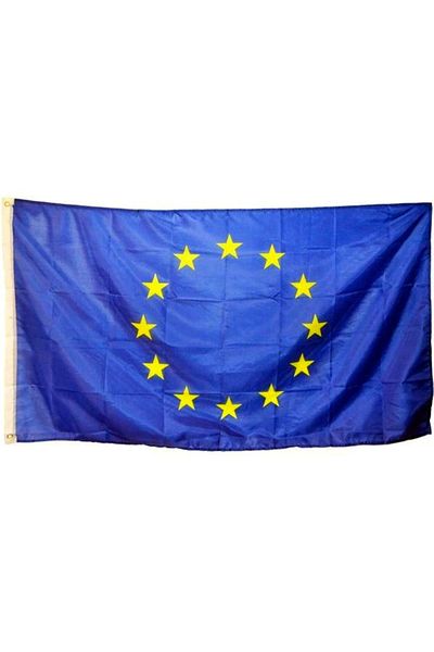 OEM Europe canvas flag 90x150 cm with Lance system