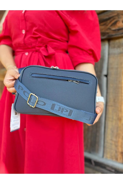 Just Polo Brown 2 Compartment Shoulder Bag Monogram 2197mh