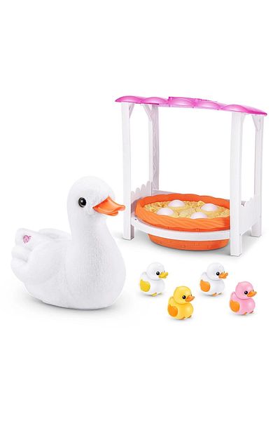 LiderGlobal Pel03000 Pets Alive Mother and Baby Ducks