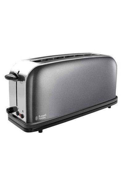 RUSSELL HOBBS Prajitor de paine Russell Hobbs Storm Grey 21392-56 1000W 2 Felii Negru Gri