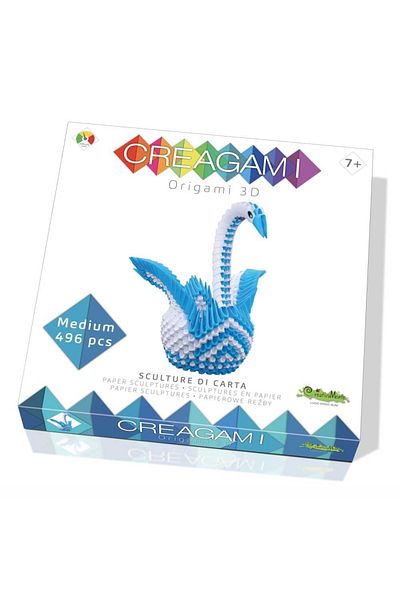 DanyCris Creagami 3D Origami - Swan, 496 pieces