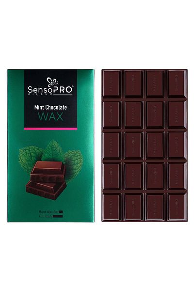 SensoPRO Milano Mint Chocolate Elastic Hair Removal Wax, 400g
