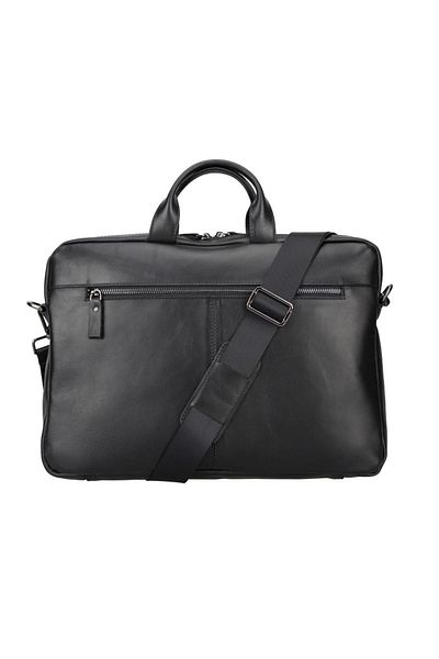 ÖYKÜ VE YİĞİT Apollo 13-14 inch Leather Laptop Bag RST1 Black