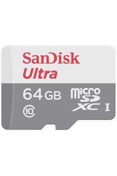 SanDisk Ultra microSDHC/microSDXC UHS-I 64GB Memory Card SDSQUNR-064G-GN3MN