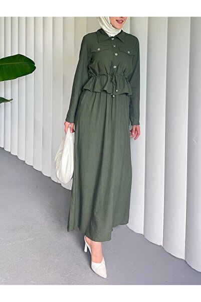 Modamorfo Μεταλλικό Κορδόνι Μέσης με Κουμπί - Πουκάμισο με Κορδόνι Φόρεμα Gilet