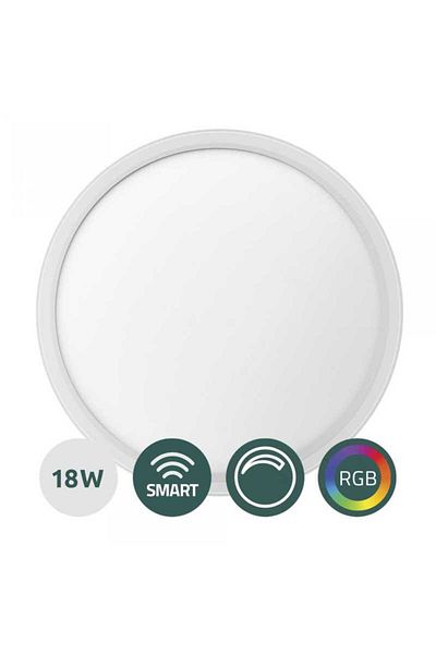 Samus Smart LED ceiling light Samus SLP300-2160LM-18W RGB Dimmer Energy class E Lifespan 25000h Al