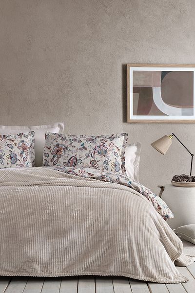 Yataş Wellsoft Beige Blanket - Single Adel