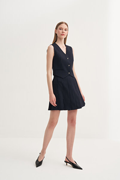 Jorbinol V Yaka Çizgili Yelek